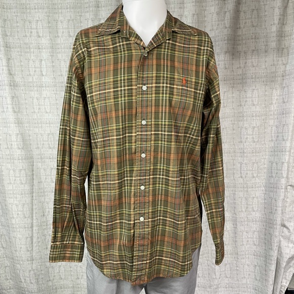 Polo Ralph Lauren Casual Button Down Long Sleeve Classic Fit Shirt Medium - Picture 2 of 5